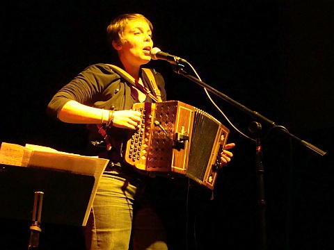 Anne Niepold in der Theaterwerkstatt